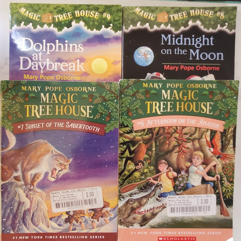 Magic Tree House Books 6-9 Bundle Mary Pope Osborne Scholastic Paperbacks